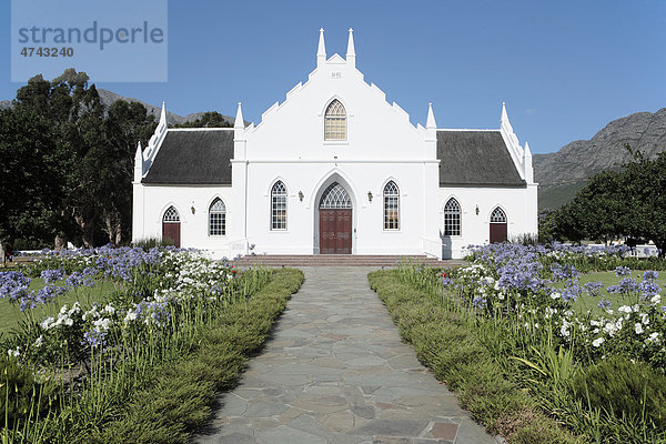 Kirche  Franschhoek  Westkap  Südafrika  Afrika