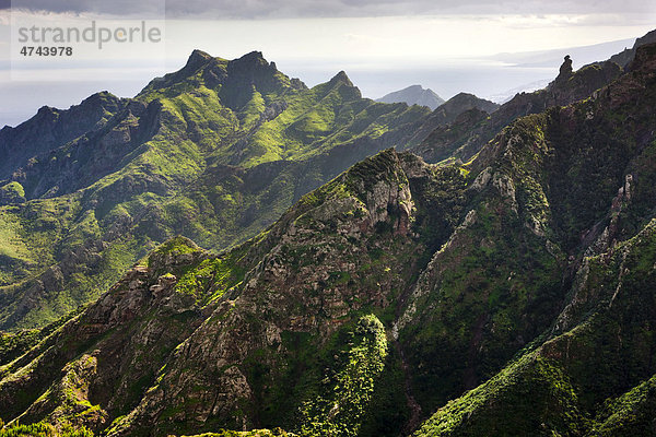 Las Montanas de Anaga  Anaga Gebirge  Teneriffa  Spanien  Europa