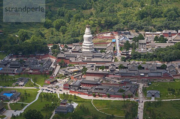 Klosterort Wutai Shan  Unesco Weltkulturerbe  Shanxi  China  Asien