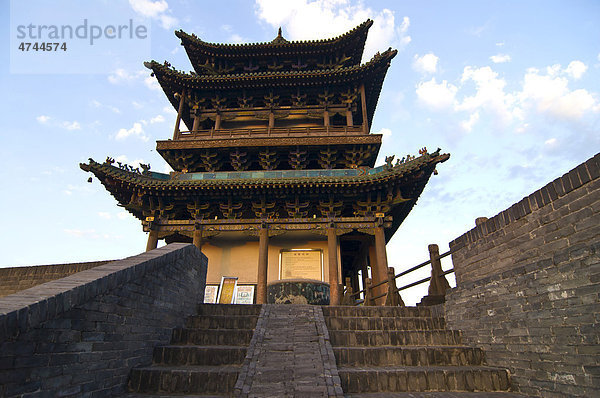 Historische Altstadt von Pingyao  Unesco Weltkulturerbe  Shanxi  China  Asien