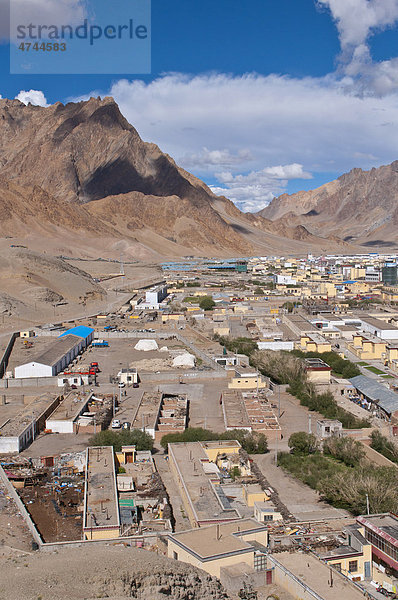 Der Ort Ali  Shiquanhe  westlichste Stadt von Tibet  Asien