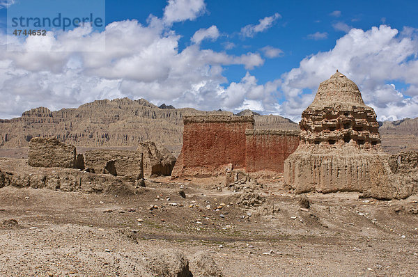 Große Stupa im Königreich Guge  Westtibet  Tibet  Asien