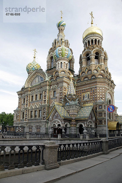 Auferstehungskirche  Erlöserkirche  UNESCO Weltkulturerbe  St. Petersburg  Russland