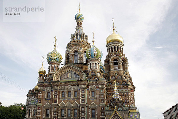 Auferstehungskirche  Erlöserkirche  UNESCO Weltkulturerbe  St. Petersburg  Russland