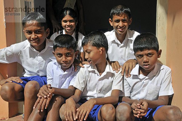 Gehörlosenschule  Schüler  Beliatta  Sri Lanka  Ceylon  Südasien  Asien