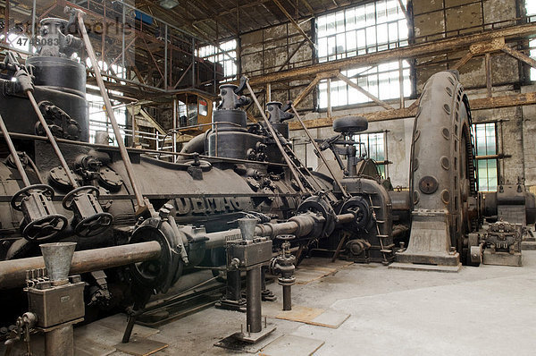 Großgasmaschine von 1914  Heinrichshütte  Museum für Eisen und Stahl  ältester noch erhaltener Hochofen im Revier  Hattingen  Nordrhein-Westfalen  Deutschland  Europa