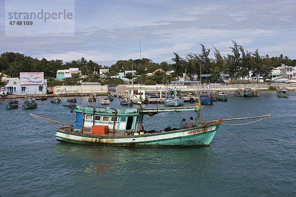 Hafen von An Toi  Insel Phu Quoc  Vietnam  Südostasien