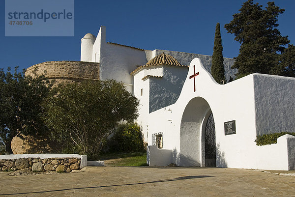 Puig de Missa Kirche  Santa Eulalia  Ibiza  Spanien  Europa