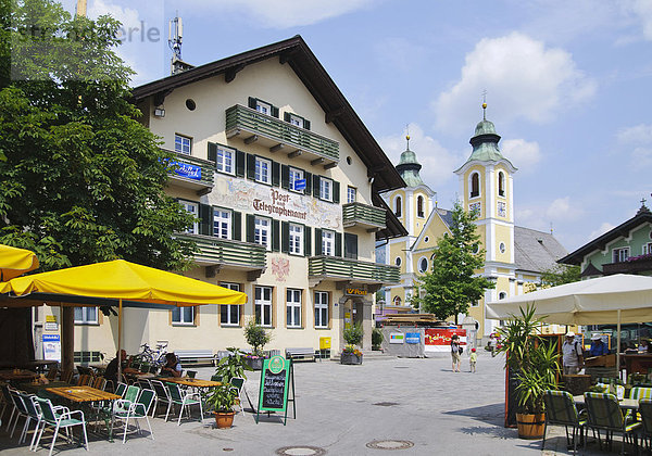 Altstadt von St. Johann  Tirol  Österreich  Europa