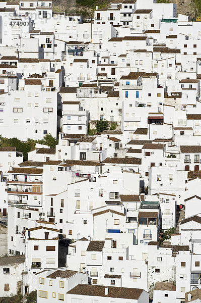 Casares  weißes Dorf bei Marbella  Andalusien  Spanien  Europa