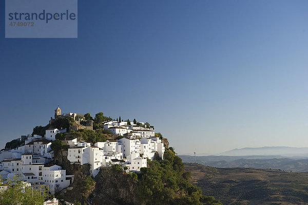 Casares  weißes Dorf bei Marbella  Andalusien  Spanien  Europa