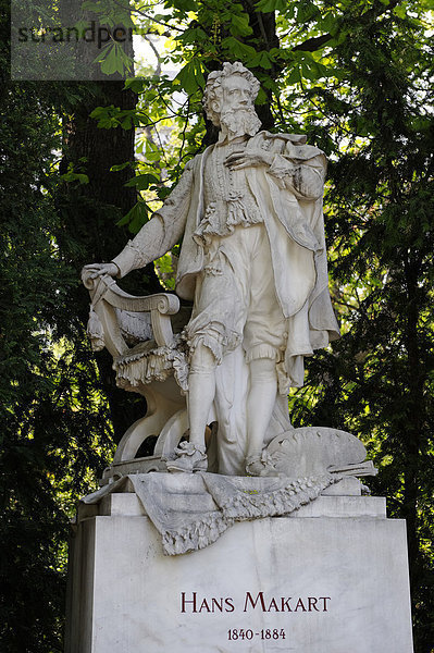 Denkmal für Maler Hans Makart  im Wiener Stadtpark  1. Bezirk  Wien  Österreich  Europa