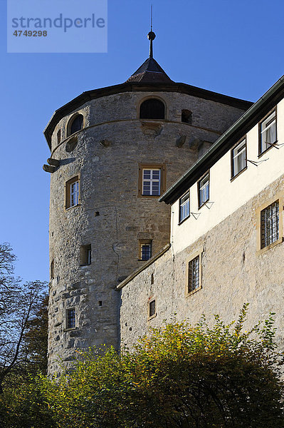 Schloss Langenburg an der Jagst  Baden-Württemberg  Deutschland  Europa
