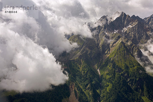 Gradental  Luftaufnahme  Nationalpark Hohe Tauern  Kärnten  Österreich  Europa