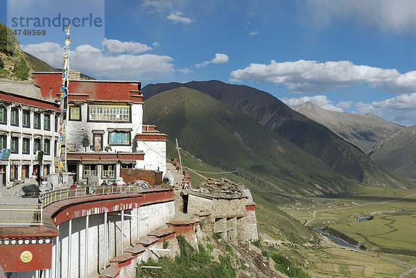 Kloster Drigung Til  Tibet  China  Asien