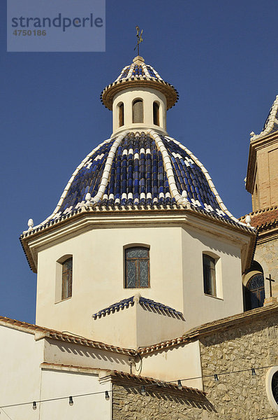 Kirche Nuestra SeÒora del Consuelo  Altea  Costa Blanca  Spanien  Europa