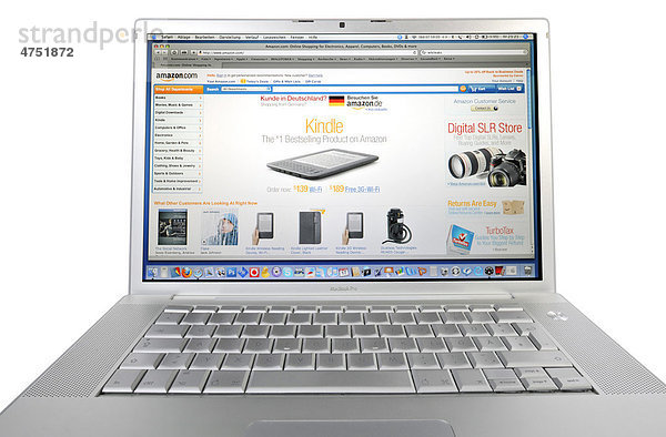 Amazon.com  Online-Shopping auf Apple MacBook Pro Monitor