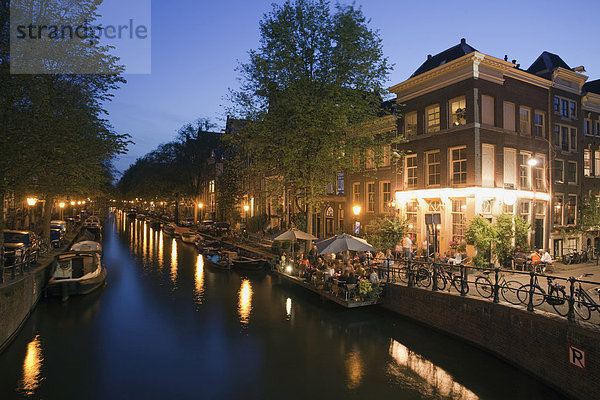 Bruin CafÈ 't Smalle  Elegantiersgracht  Amsterdam  Holland  Niederlande  Europa