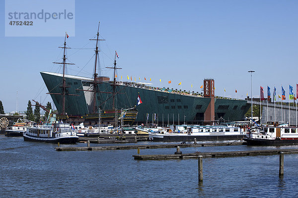 Technologiemuseum NEMO  Amsterdam  Holland  Niederlande  Europa