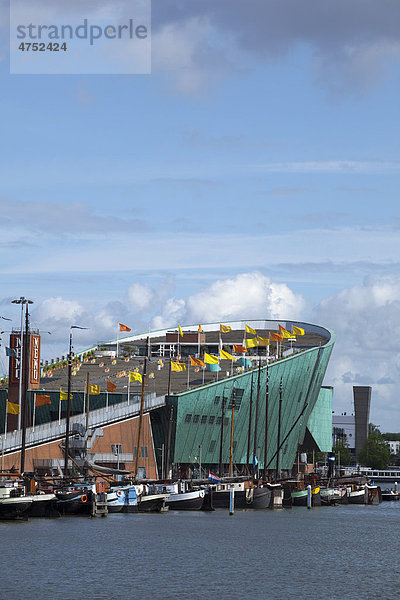 Technologiemuseum NEMO  Amsterdam  Holland  Niederlande  Europa