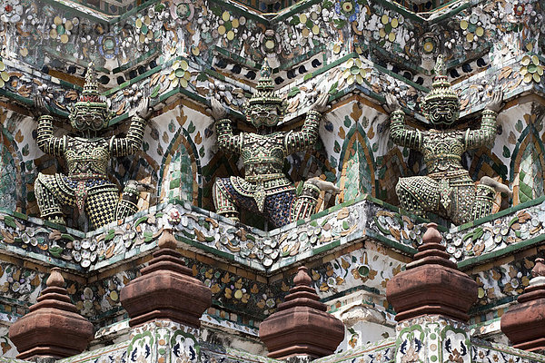 Tempel Wat Po  Bangkok  Thailand  Asien