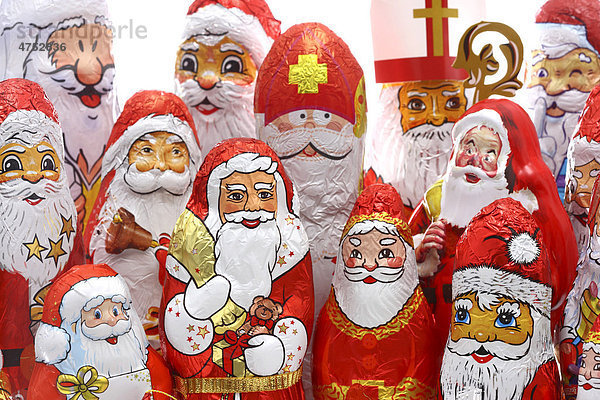 Chocolate Santa Clauses  Santas