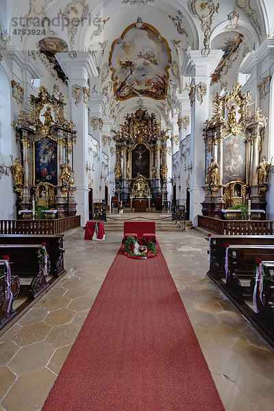 Das Kloster Bergen  ehemaliges Kloster der Benediktinerinnen  Bergen  Neuburg an der Donau  Bistum Eichstätt  Bayern  Deutschland  Europa