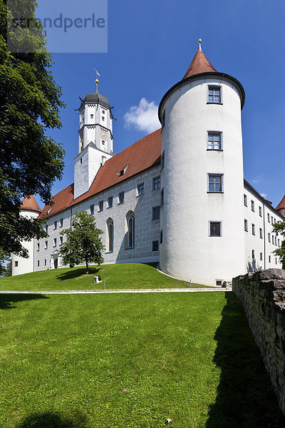 Schloss Höchstädt in Höchstädt an der Donau  Dillingen  Landkreis Schwaben  Bayern  Deutschland  Europa