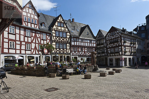 Altstadt von Limburg  Hessen  Deutschland  Europa