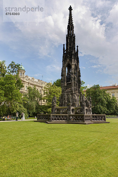 Krannerova Denkmal  Prag  Tschechische Republik  Europa