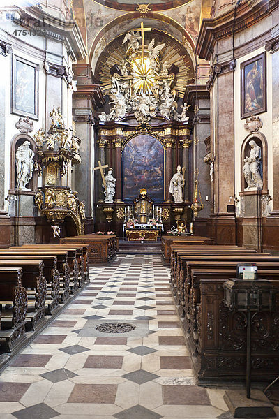 St. Franziskus Kirche  Prag  Tschechische Republik  Europa