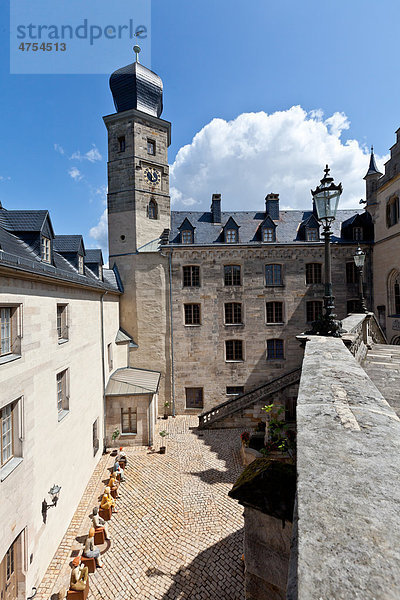 Schloss Callenberg  Jagdschloss und Sommerschloss der Herzöge von Sachsen-Coburg und Gotha  Coburg  Oberfranken  Bayern  Deutschland  Europa