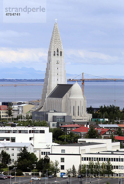 HallgrÌmskirkja  Hallgrimskirche  Reykjavik  Island  Europa