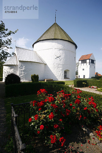 Nylars Kirke  Rundkirche  Bornholm  Dänemark  Europa