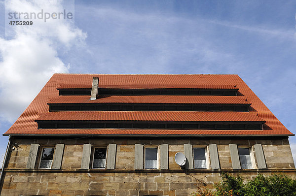 Bauernhaus mit Trocknungsluken  1880  Rüblanden  Mittelfranken  Bayern  Deutschland  Europa