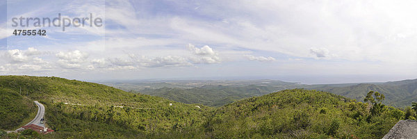 Panorama  Topes de Collantes  Kuba  Karibik  Mittelamerika