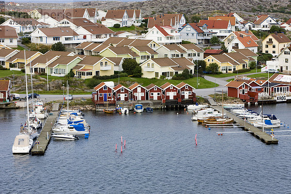 Hafen in Smögen  Schweden  Skandinavien  Europa