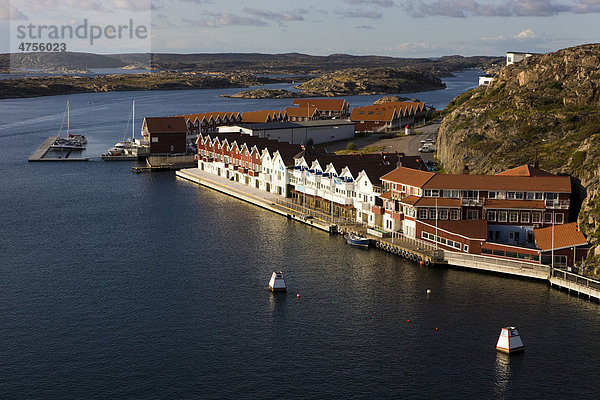 Hafen in Smögen  Schweden  Skandinavien  Europa