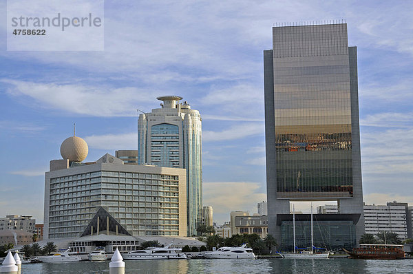 Sheraton Four Points und National Bank of Dubai  Stadt Dubai  Dubai  Vereinigte Arabische Emirate  Naher Osten