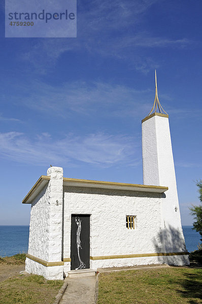 Kleine Kapelle  La Magdalena Halbinsel  Santander  Cantabria  Kantabrien  Spanien  Europa