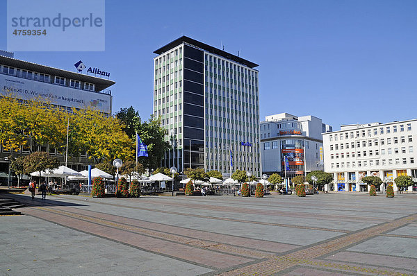 Kennedyplatz  Stadtzentrum  Essen  Ruhrgebiet  Nordrhein-Westfalen  Deutschland  Europa