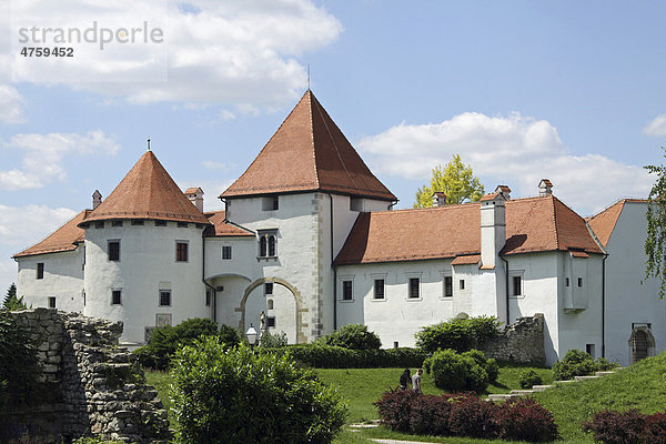 Schloss Stari Grad  Varazdin  Kroatien  Europa