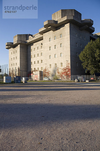 Hochbunker auf dem Heiligengeistfeld  Hamburg  Deutschland  Europa