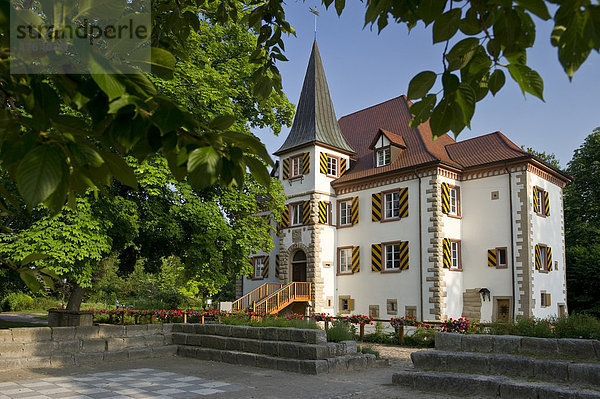 Wasserschloss Entenstein in Schliengen  Markgräflerland  Baden-Württemberg  Deutschland  Europa