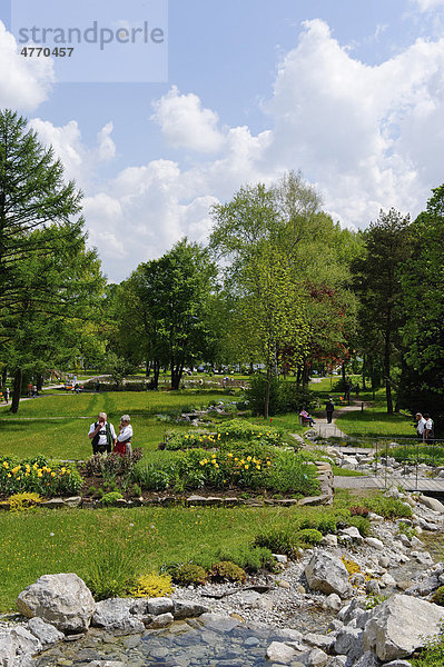 Kräuterpark  Kräutererlebniszentrum  Bad Heilbrunn  Loisachtal  Oberbayern  Bayern  Deutschland  Europa