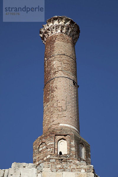 Turm der Isa Bey Moschee  Selcuk  Lykien  Türkei  Asien