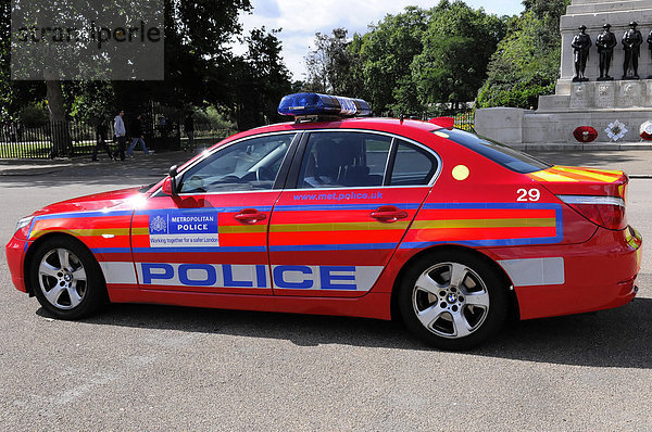 Polizeiauto  Metropolitan Police  London  England  Großbritannien  Europa