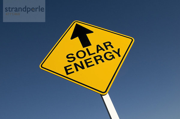 Solar energy  Solarenergie  Schild