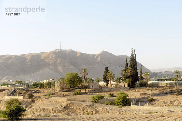Wohnhäuser am Rand von Jericho  Westjordanland  Israel  Naher Osten  Vorderasien