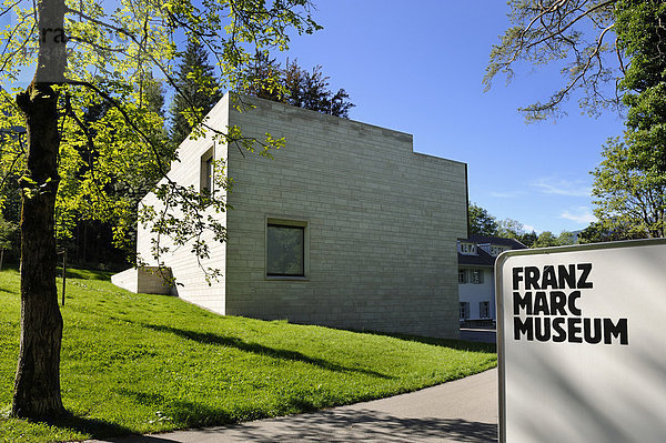 Franz-Marc-Museum  Kochel  Oberbayern  Bayern  Deutschland  Europa